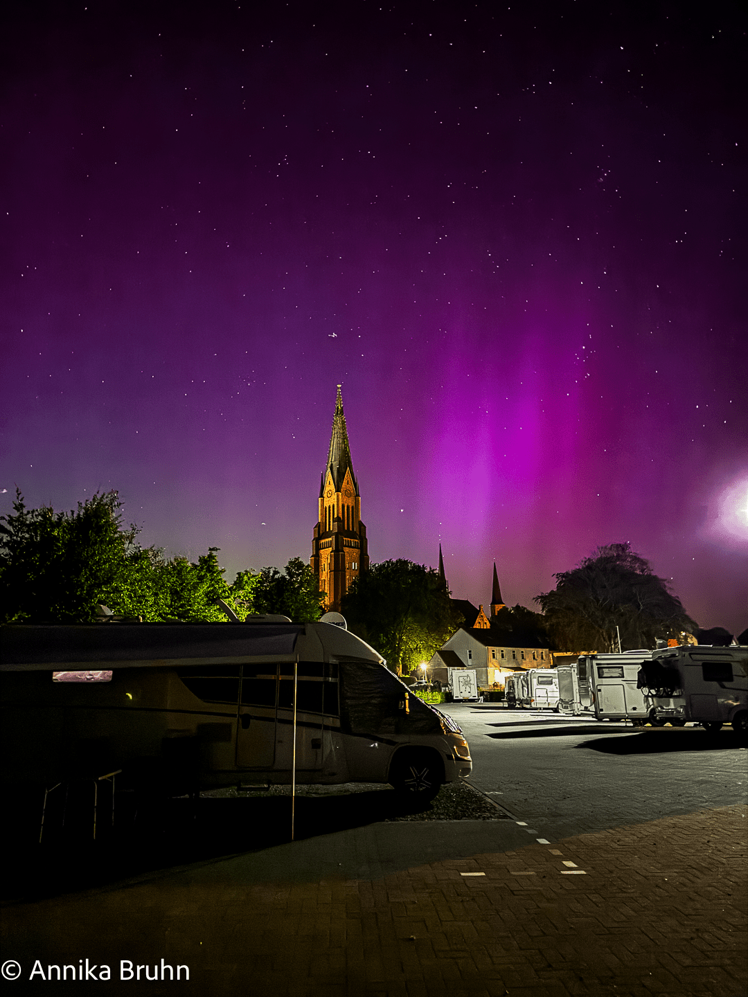 Dom von Schleswig und die Polarlichter